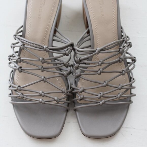 New in Box - Nordstrom Signature “Leandra” Knotted Slide Sandal in Size 8 - Picture 1 of 12